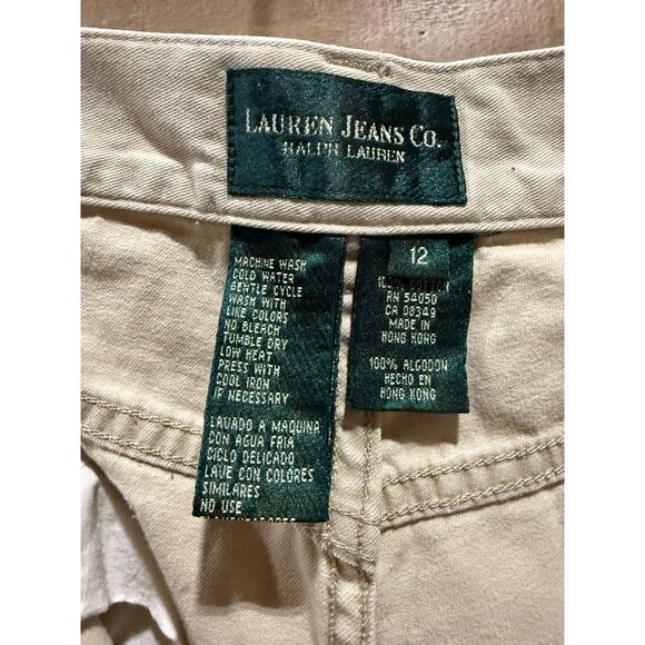 Ralph Lauren Jeans Company Women’s Cropped Jeans – Beige – Size 12 - Picture 4 of 9